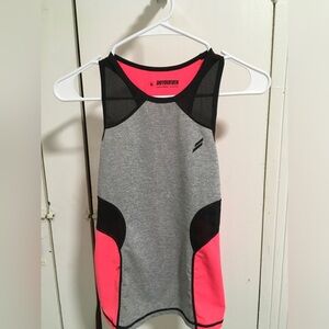 DOYOUEVEN Women's Black, Gray, and Pink Tank Top
